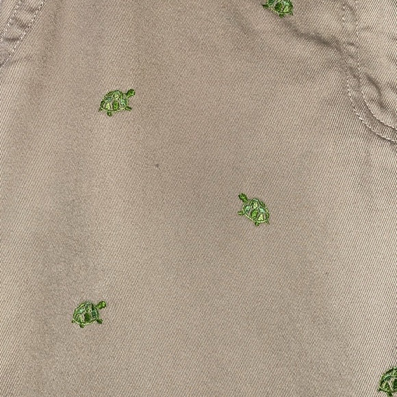 J. Crew Petite Embroidered Turtle Chino Pants - Picture 3 of 8